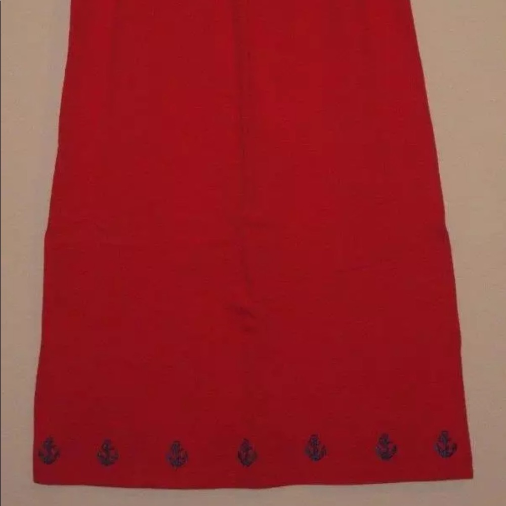 Quacker Factory maxi skirt nautical 1x